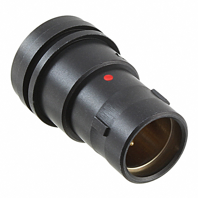 8 (6 + 2 Power) Position Circular Connector Plug, Male Pins Solder Cup