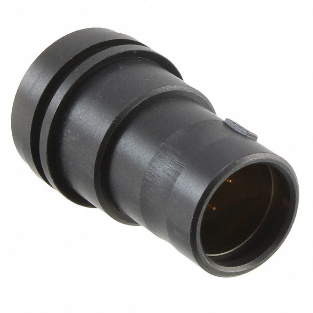 9 (6 + 3 Power) Position Circular Connector Plug, Male Pins Solder Cup