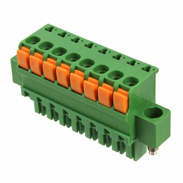 8 Position Terminal Block Plug, Female Sockets 0.150