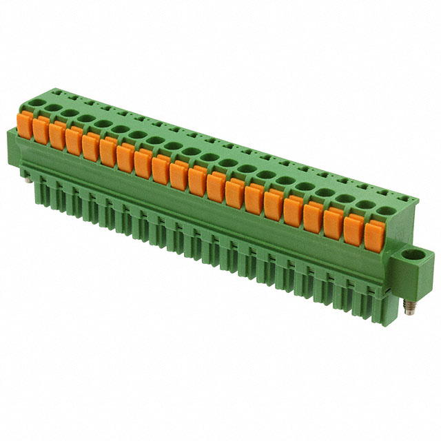 20 Position Terminal Block Plug, Female Sockets 0.150