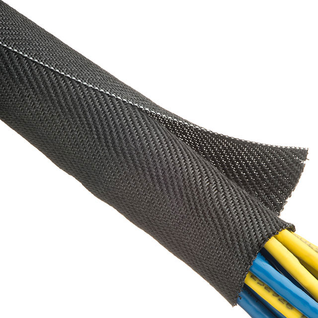  1/2 Split F6 Braided Cable Sleeving Wrap, Split Loom, Techflex  (25FT) : Electronics