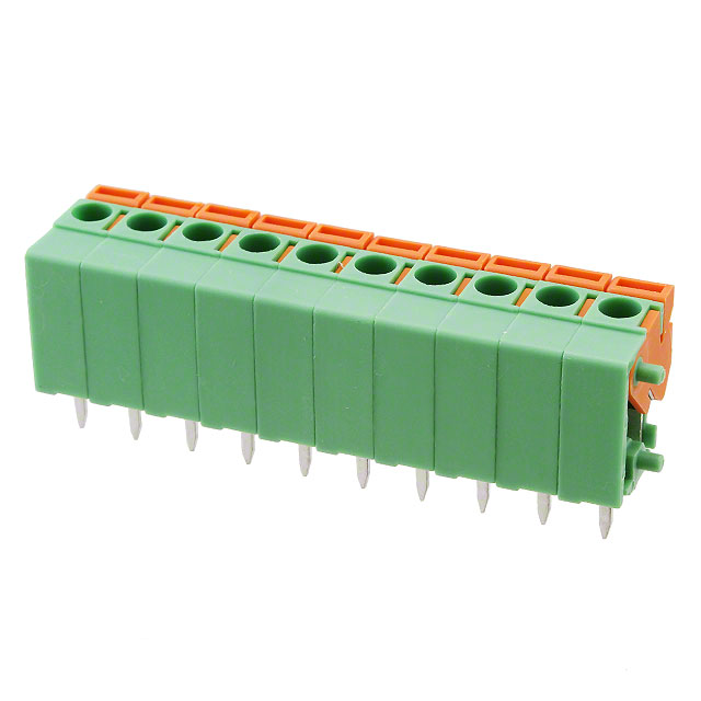 1 Position Wire to Board Terminal Block Vertical with Board Through Hole