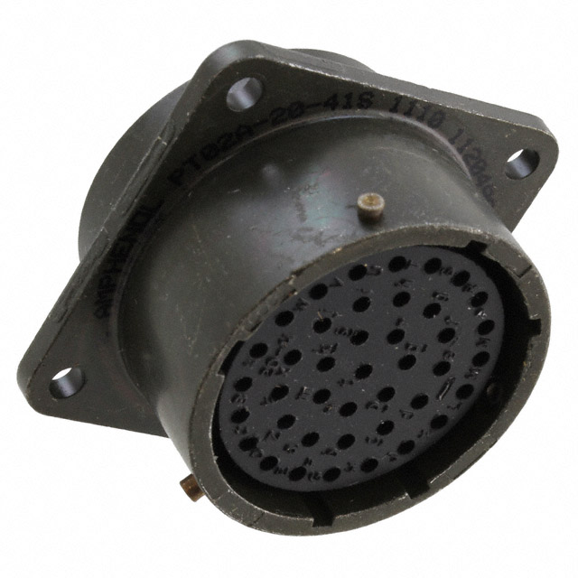 41 Position Circular Connector Receptacle, Female Sockets Solder Cup