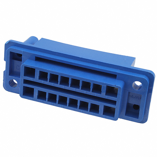 디바이스마트,커넥터/PCB > 백플레인 커넥터 > 하우징,,172059-3,CONN PLUG HSG DRAWER 16POS BLUE / Digi-Key Part Number : A112651-ND