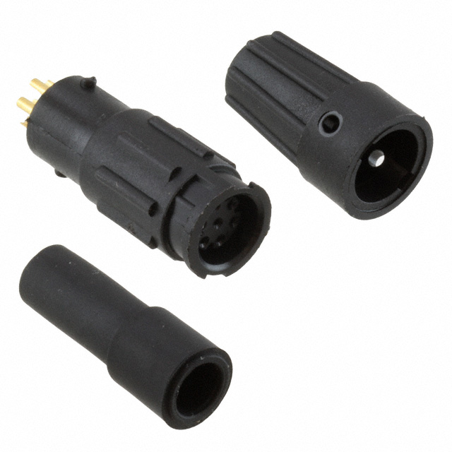 7 Position Circular Connector Receptacle, Female Sockets Solder Cup