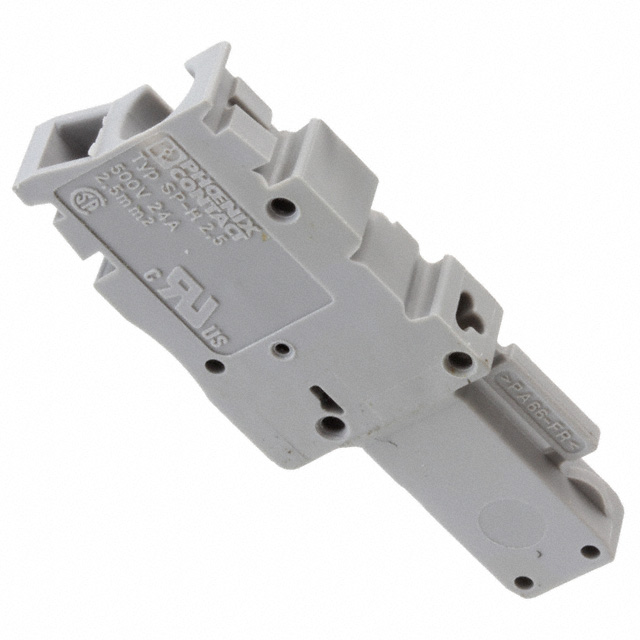 1 Position Terminal Block Plug, Female Sockets 180° Free Hanging (In-Line)