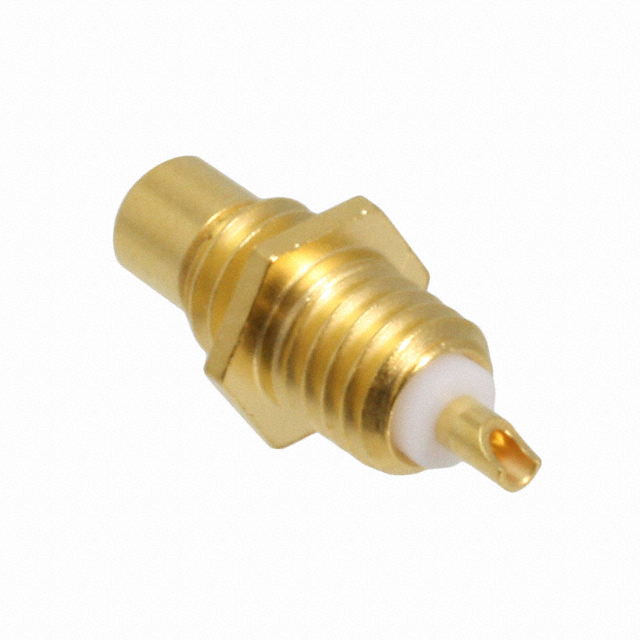 SMC Connector Receptacle, Male Pin 50 Ohms Panel Mount Solder Cup