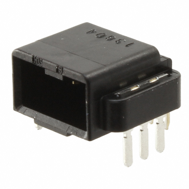 Connector Header Through Hole, Right Angle 4 position 0.079