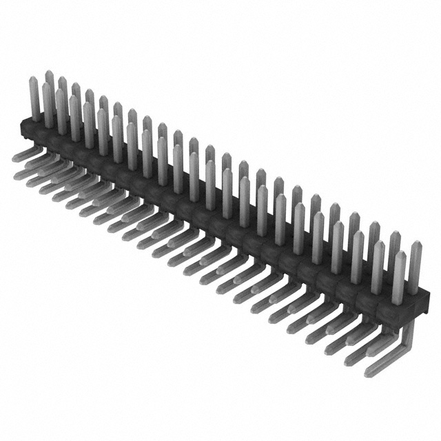 Connector Header Through Hole, Right Angle 46 position 0.100