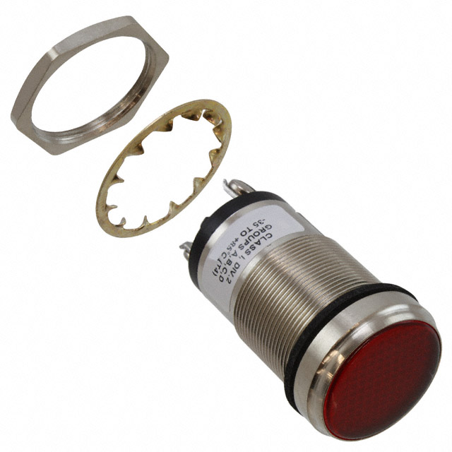 LED Panel Indicator Red 12V 95mA Screw Terminal