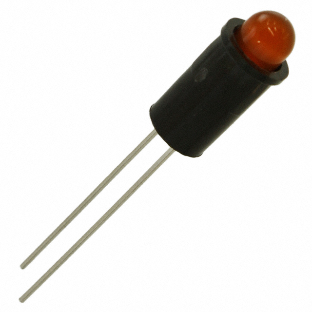 LED Panel Indicator Orange Diffused 60° 1.9V 30mA PC Pin