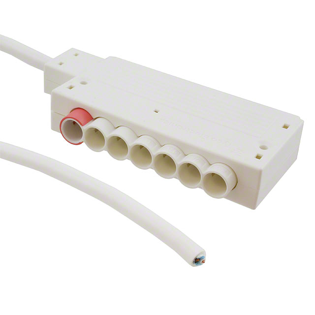 SSL Cable Assembly 6-Way Switch Lead To Wire Leads White 96.0 (2.44m)