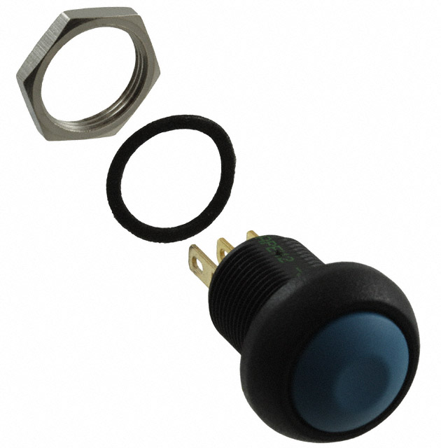 Pushbutton Switch SPDT Standard Panel Mount, Front