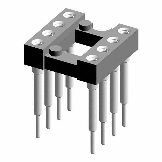 8 (2 x 4) Pos DIP, 0.3