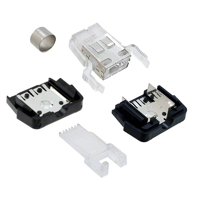 Plug Modular Connector 6p6c (RJ11, RJ12, RJ14, RJ25) Position Shielded IDC