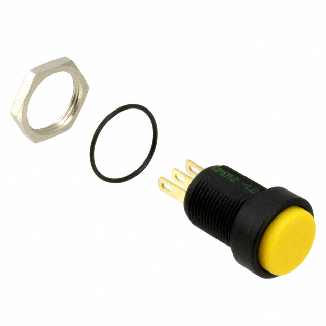 Pushbutton Switch SPDT Standard Panel Mount, Front