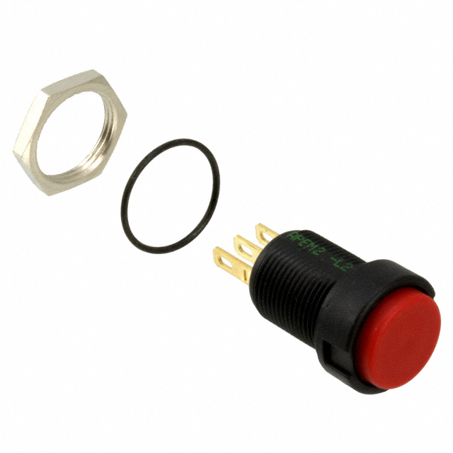 Pushbutton Switch SPDT Standard Panel Mount, Front