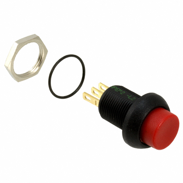 Pushbutton Switch SPDT Standard Panel Mount, Front