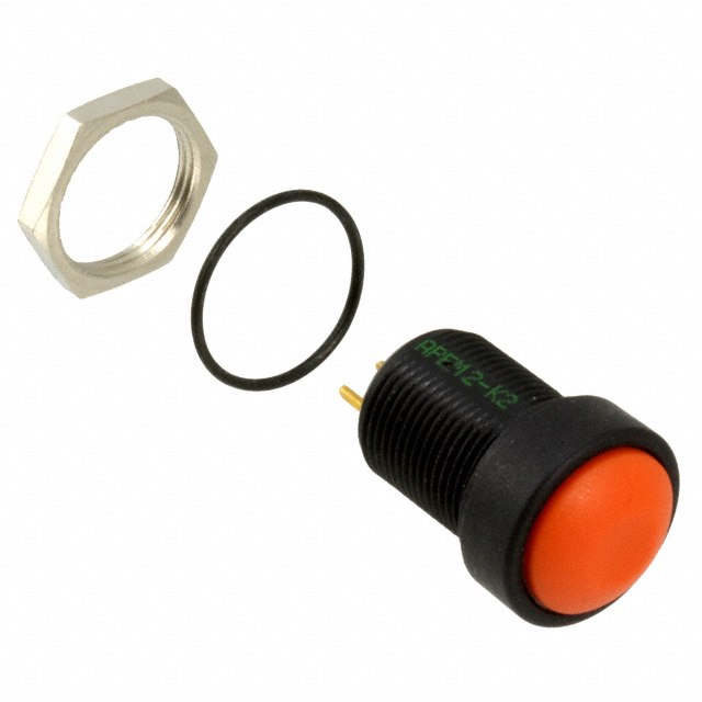 Pushbutton Switch SPDT Standard Panel Mount, Front