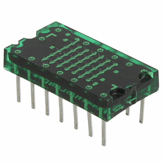 Dot Matrix Display Module 5 x 7 Common Cathode Row, Common Anode Column Green 2.1V 0.39