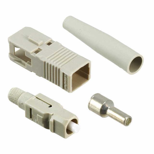 Fiber Optic Plug Connector SC Simplex 125μm Beige