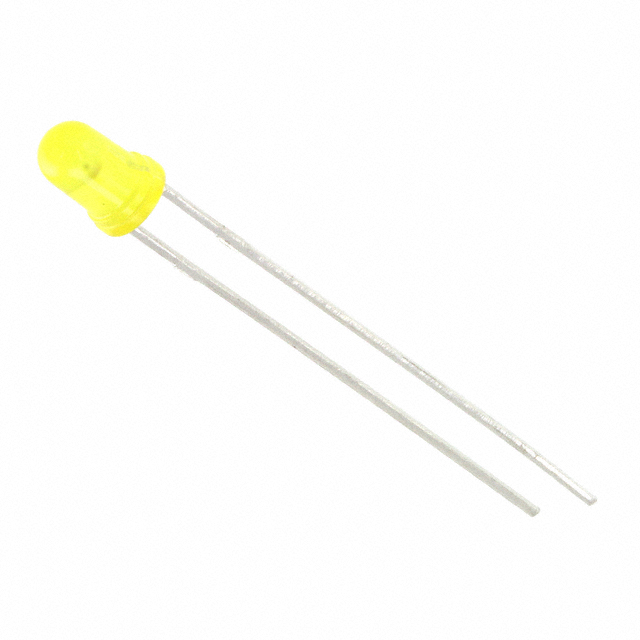 Yellow 588nm LED Indication - Discrete 2.1V Radial
