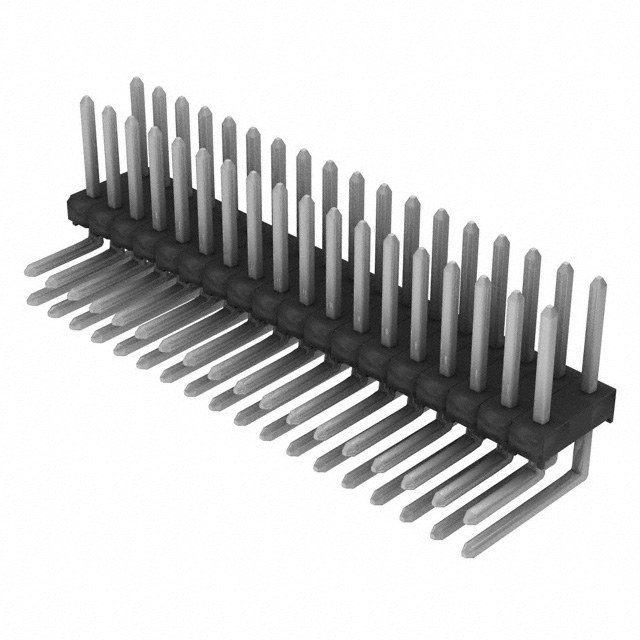 Connector Header Through Hole, Right Angle 36 position 0.100