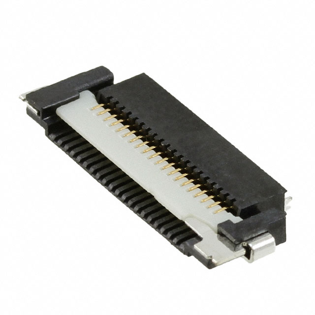 20 Position FPC Connector Contacts, Bottom 0.020