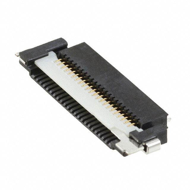 24 Position FPC Connector Contacts, Bottom 0.020