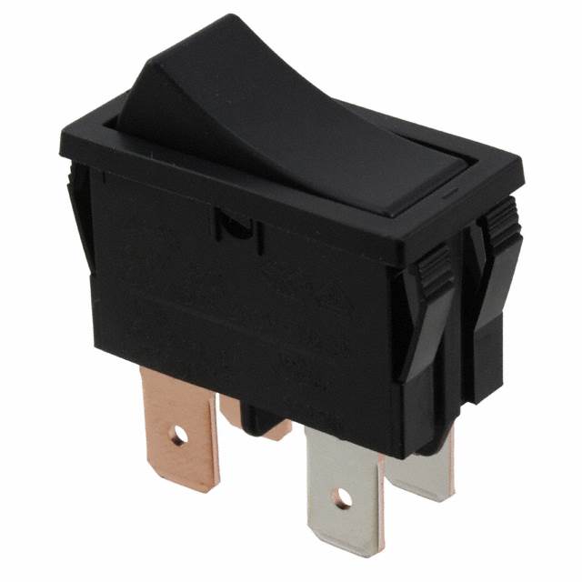 Rocker Switch DPST 16A (AC) 250 V Panel Mount, Snap-In