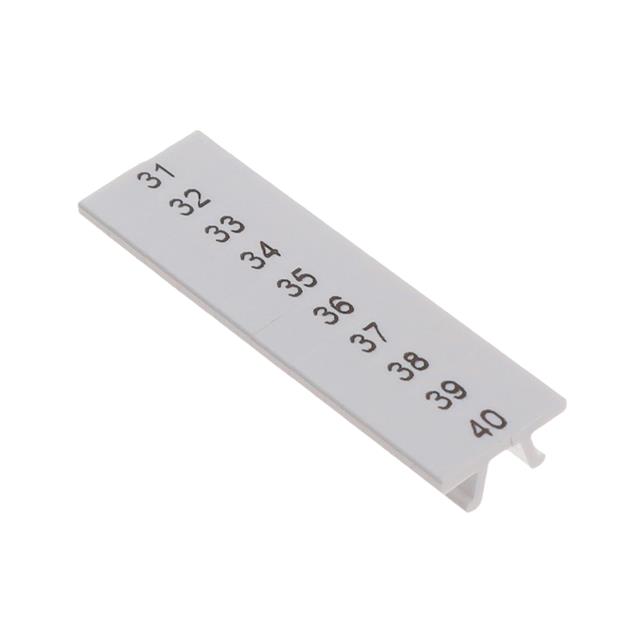 Connector Label, Snap In For 3.5mm Wide Terminal Blocks