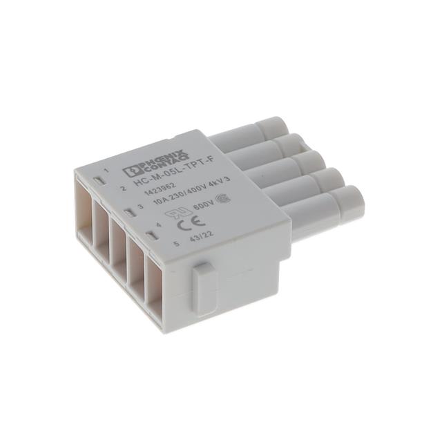 디바이스마트,커넥터/PCB > 파워커넥터 > 고강도 커넥터 > 인서트/모듈,,1423962,I/O MODULES HC-M-05L-TPT-F / Digi-Key Part Number : 1423962-ND