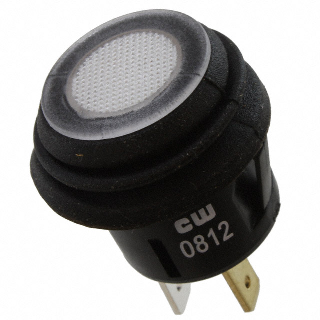 Pushbutton Switch SPST-NO Standard, Illuminated Panel Mount, Snap-In