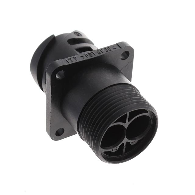 2 (Power) Position Circular Connector Receptacle Housing Panel Mount