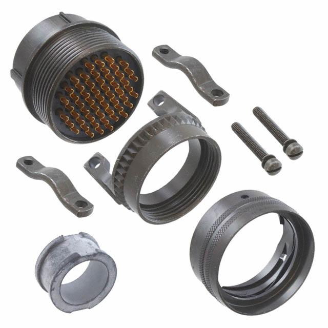 55 Position Circular Connector Plug, Female Sockets Solder Cup