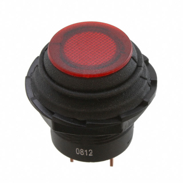 Pushbutton Switch SPST Standard Panel Mount, Front