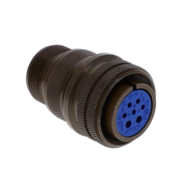 7 Position Circular Connector Plug, Female Sockets Solder Cup
