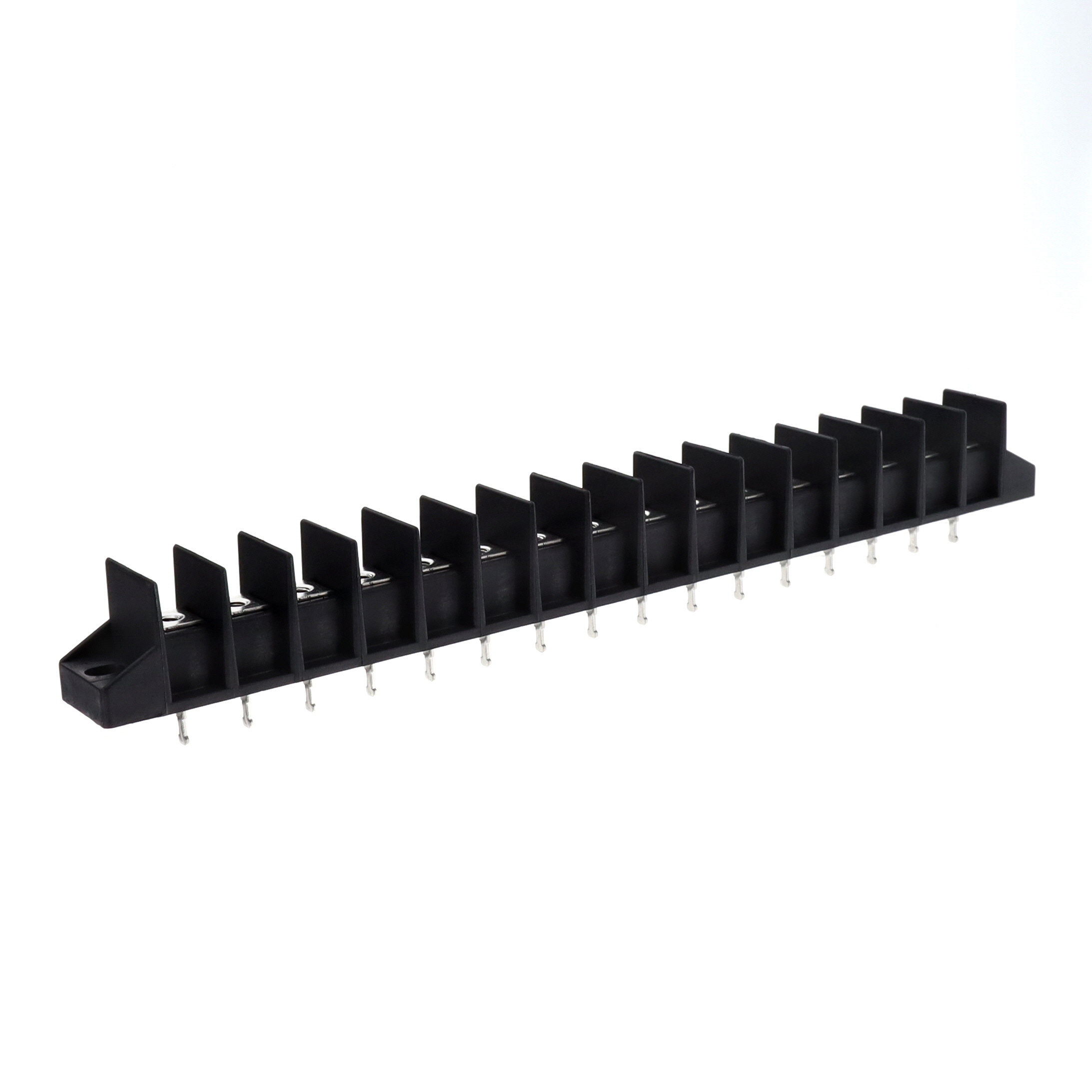 16 Circuit 0.562 (14.27mm) Barrier Block Connector Screws with Captive Plate