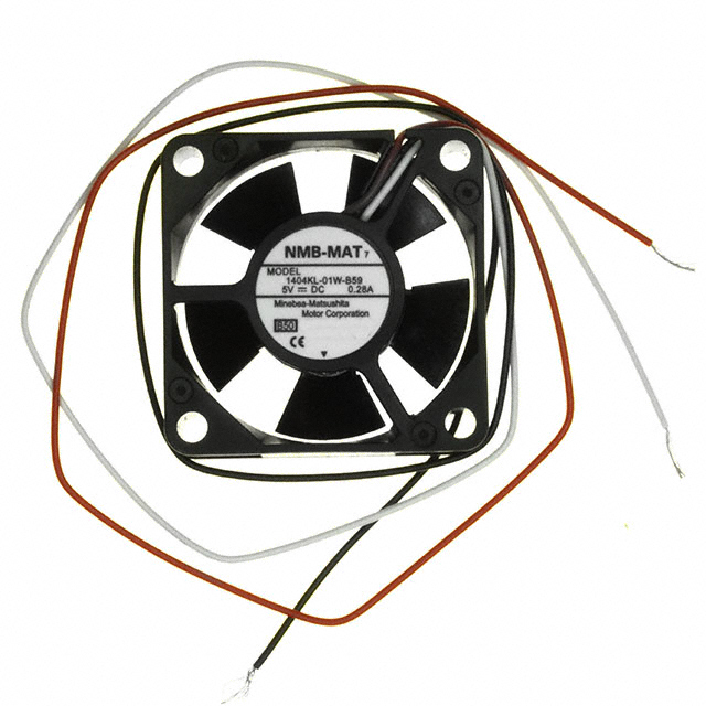 Fan Tubeaxial 5VDC Square - 35mm L x 35mm H Ball 5.6 CFM (0.157m3/min) 3 Wire Leads