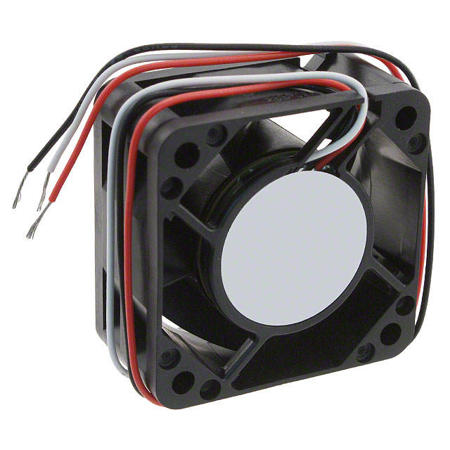 Fan Tubeaxial 12VDC Square - 40mm L x 40mm H Ball 6.0 CFM (0.168m3/min) 3 Wire Leads