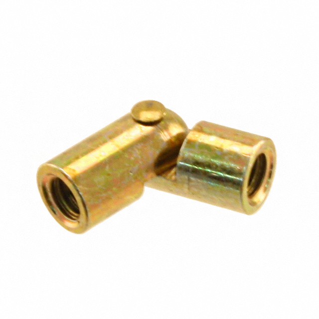 Round Standoff Threaded #8-32 Brass 0.750 (19.05mm) 3/4 Yellow