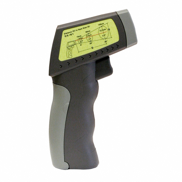 Handheld, Gun -4 ~ 572°F (-20 ~ 300°C) Thermometer LCD C°/F° Backlight, Hold