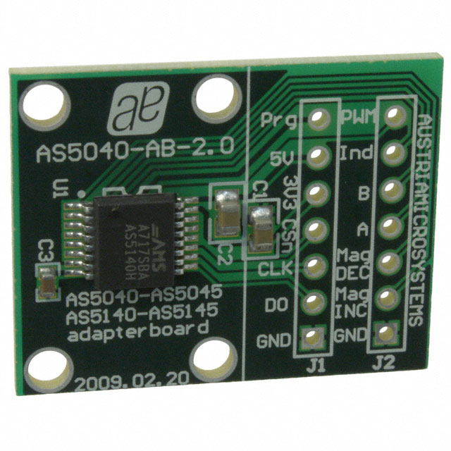 디바이스마트,MCU보드/전자키트 > 센서모듈 > 기타/평가기판(디지키),,AS5140-SS_EK_AB,BOARD ADAPTER AS5140 / Digi-Key Part Number : AS5140AB-ND
