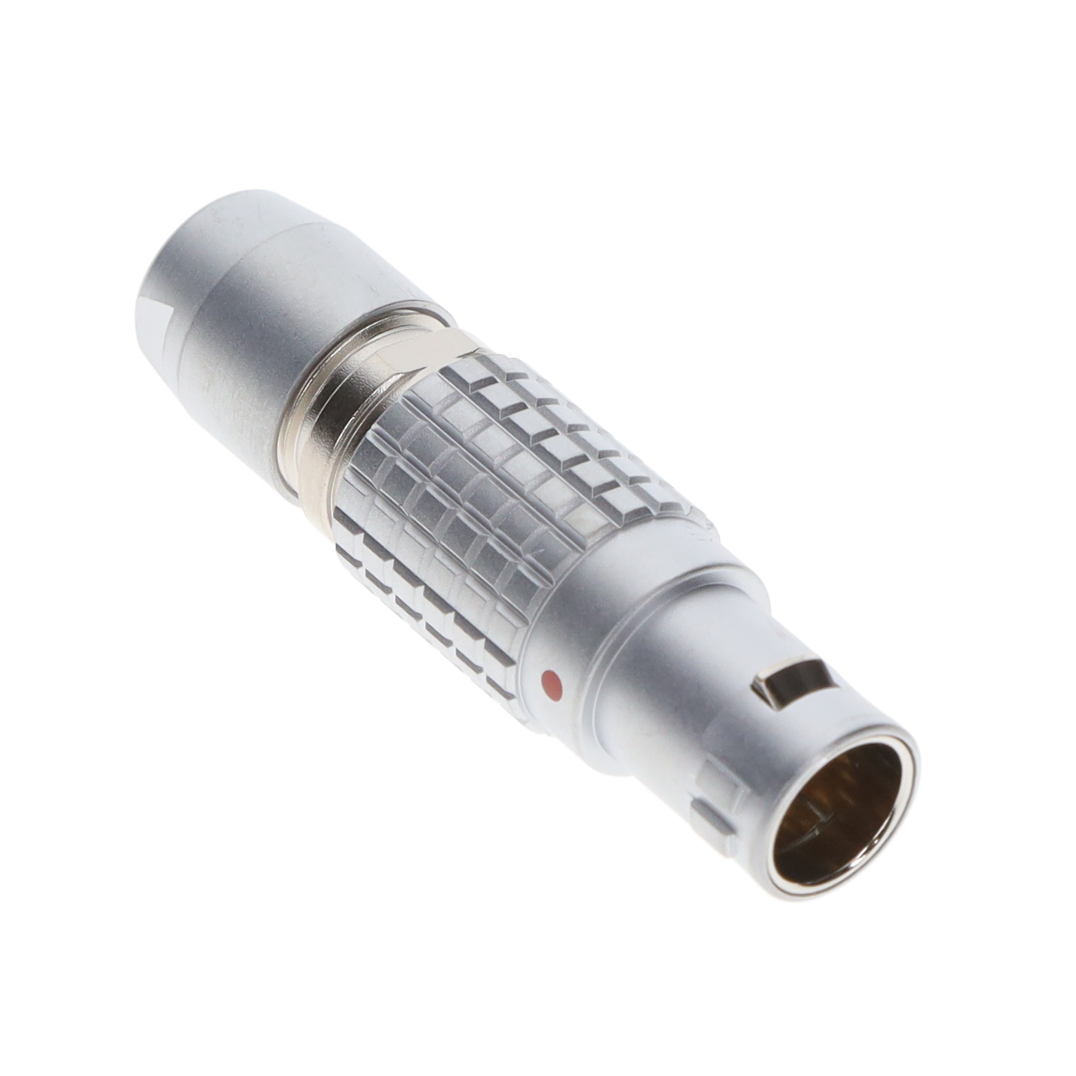 8 Position Circular Connector Plug, Male Pins Solder Cup