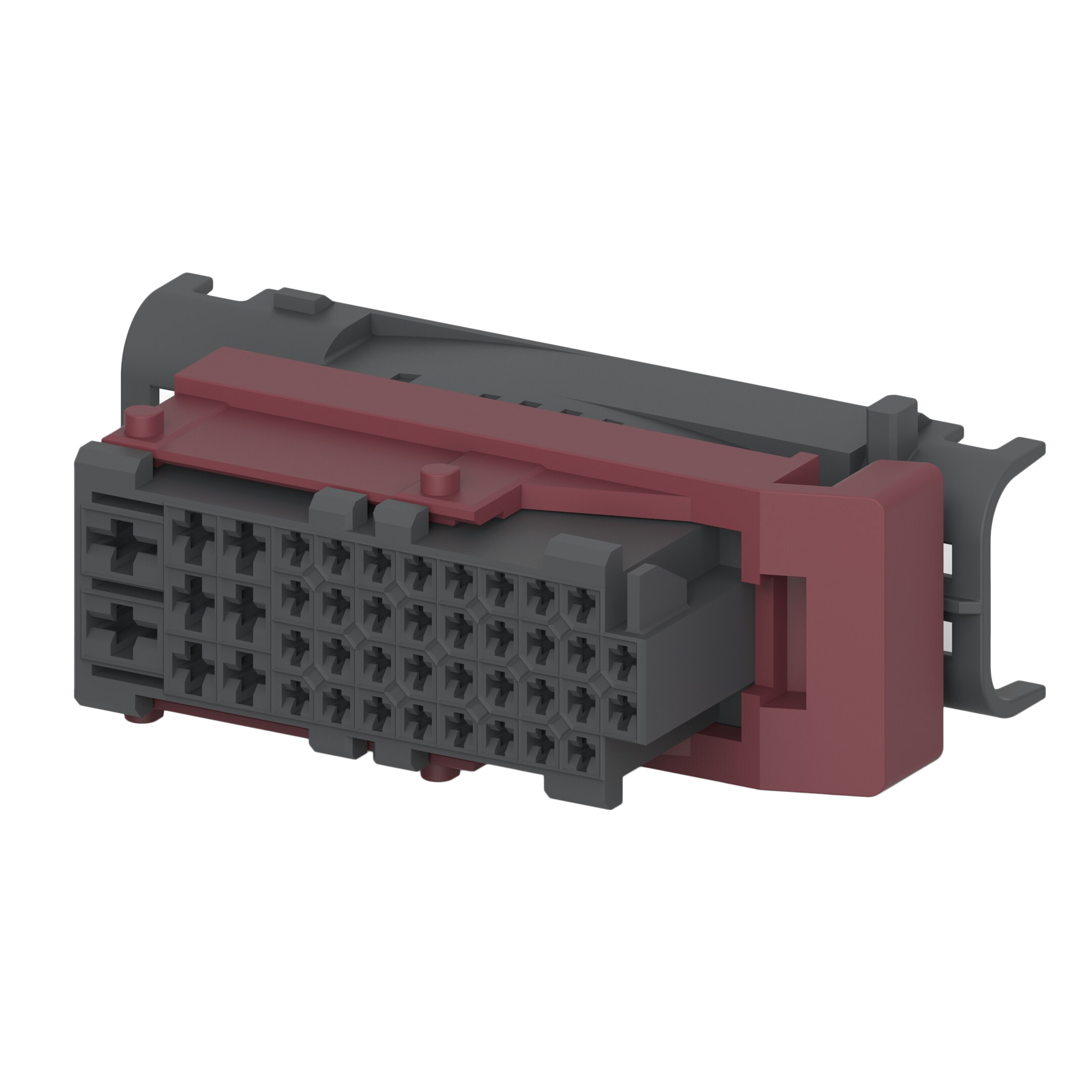 42 Rectangular Connectors - Housings Receptacle Black