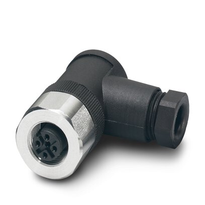 5 Position Circular Connector Receptacle, Female Sockets Screw