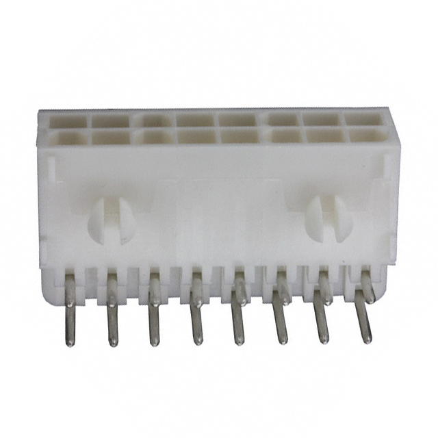 Connector Header Through Hole, Right Angle 16 position 0.163