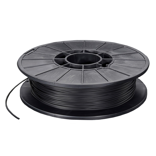 3D Printing Filament Black TPU (Thermoplastic Polyurethane) 0.070 (1.75mm) 1.102 lb (500.0 g)