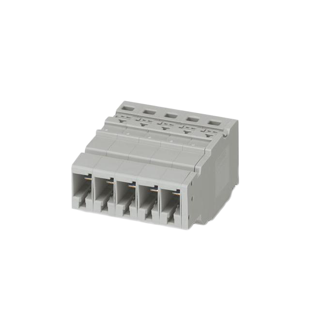 5 Position Terminal Block Plug, Blade Pins 0.323