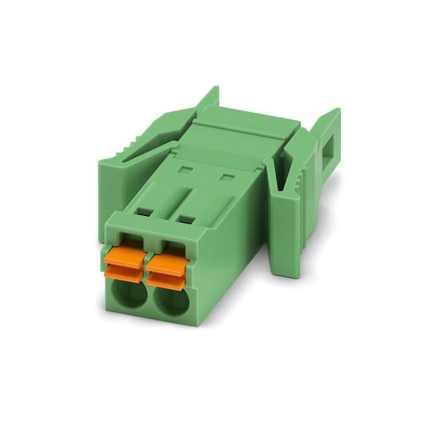 2 Position Terminal Block Plug, Male Pins 0.138
